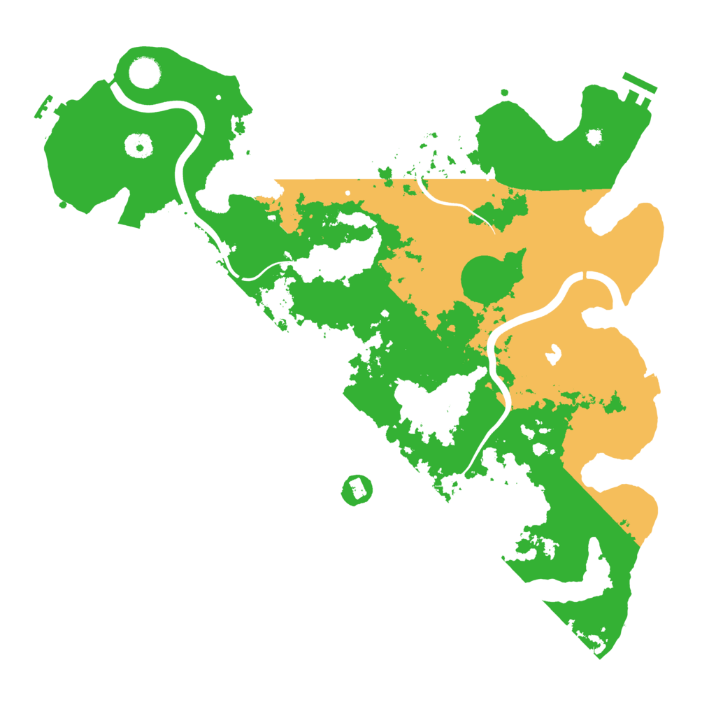 Biome Rust Map: Procedural Map, Size: 4000, Seed: 59573695