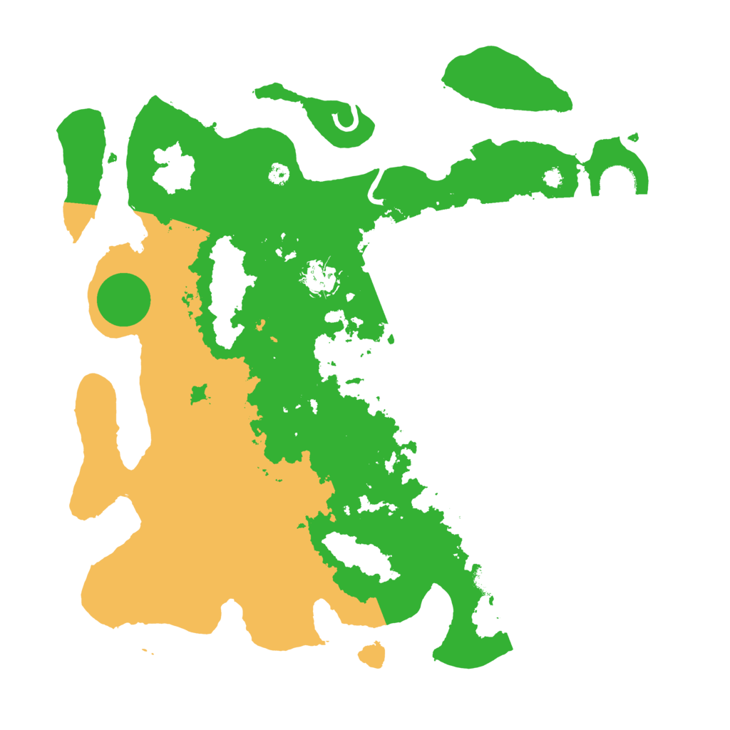 Biome Rust Map: Procedural Map, Size: 3600, Seed: 57584950