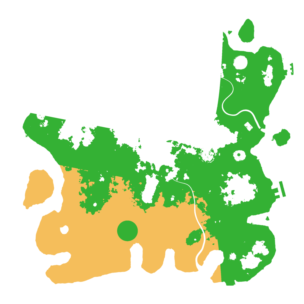Biome Rust Map: Procedural Map, Size: 3900, Seed: 58741647