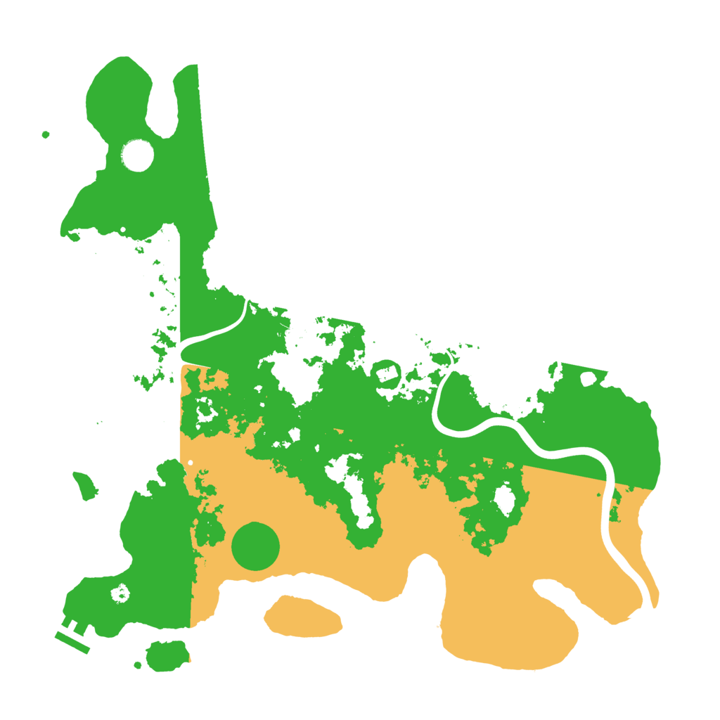 Biome Rust Map: Procedural Map, Size: 3950, Seed: 10157828