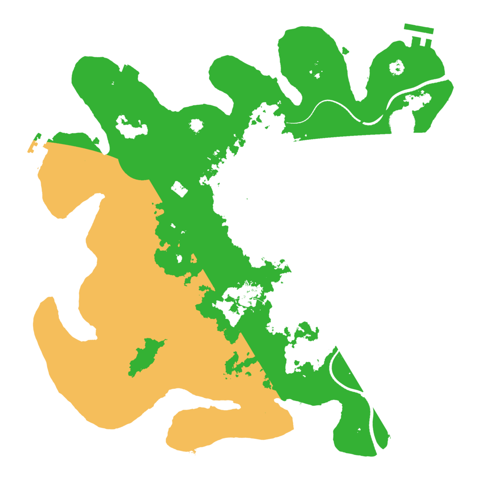 Biome Rust Map: Procedural Map, Size: 3400, Seed: 6025167
