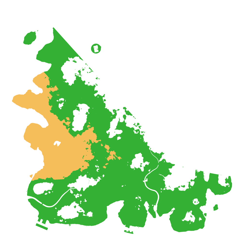 Biome Rust Map: Procedural Map, Size: 4000, Seed: 8237792