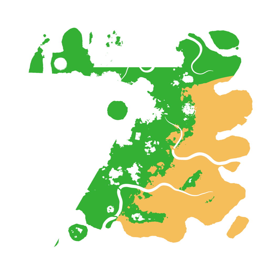Biome Rust Map: Procedural Map, Size: 3800, Seed: 24888026