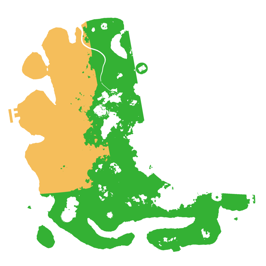 Biome Rust Map: Procedural Map, Size: 3950, Seed: 50584476
