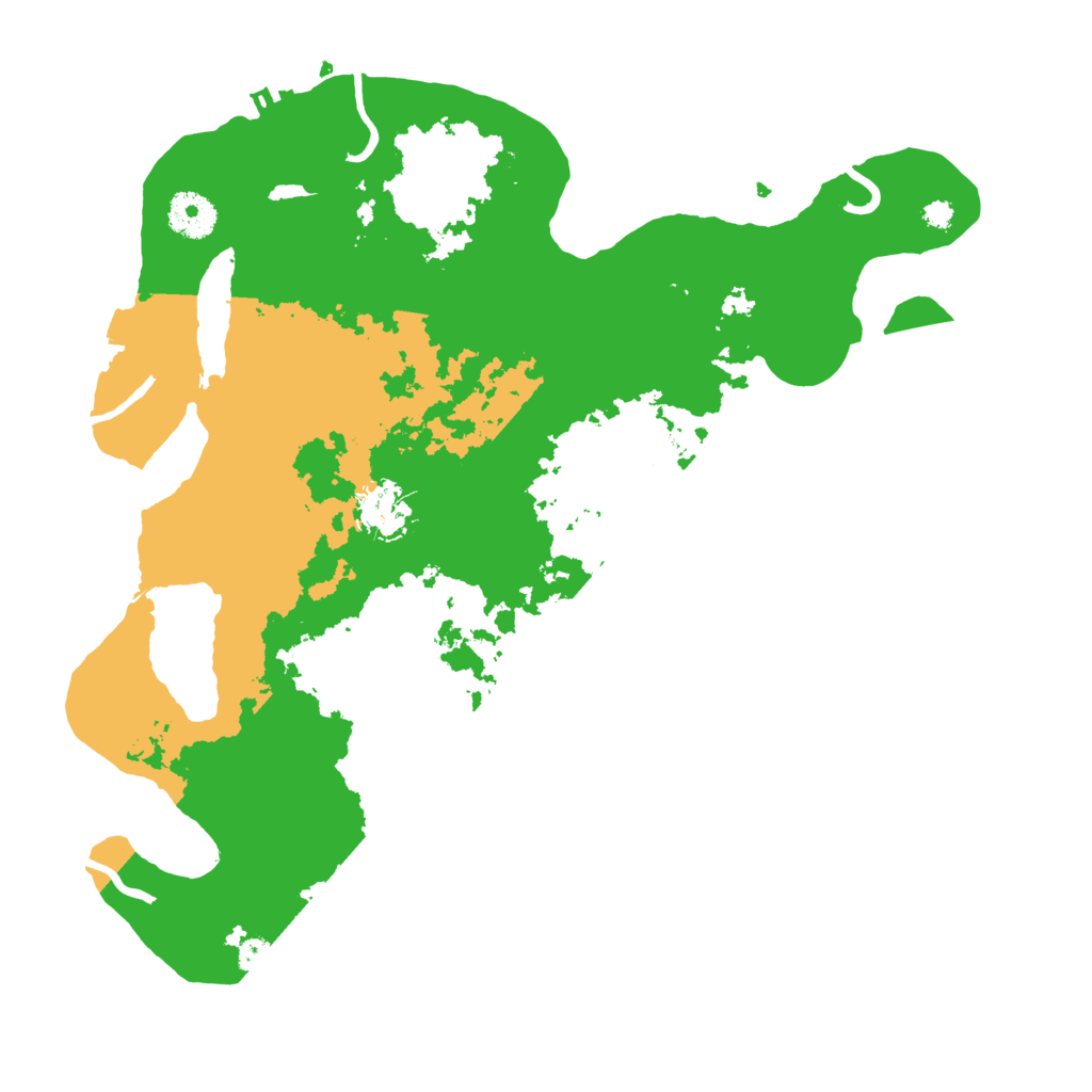 Biome Rust Map: Procedural Map, Size: 3500, Seed: 28672806