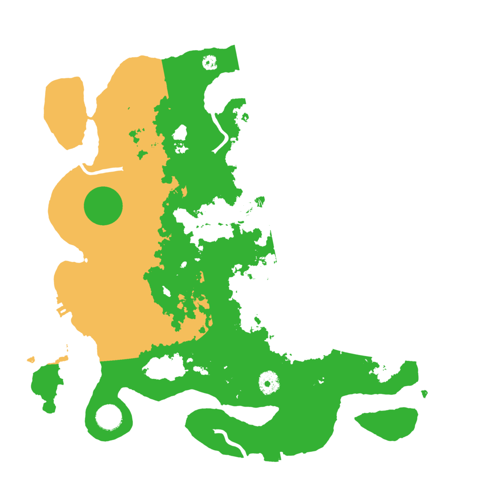 Biome Rust Map: Procedural Map, Size: 3400, Seed: 75786229