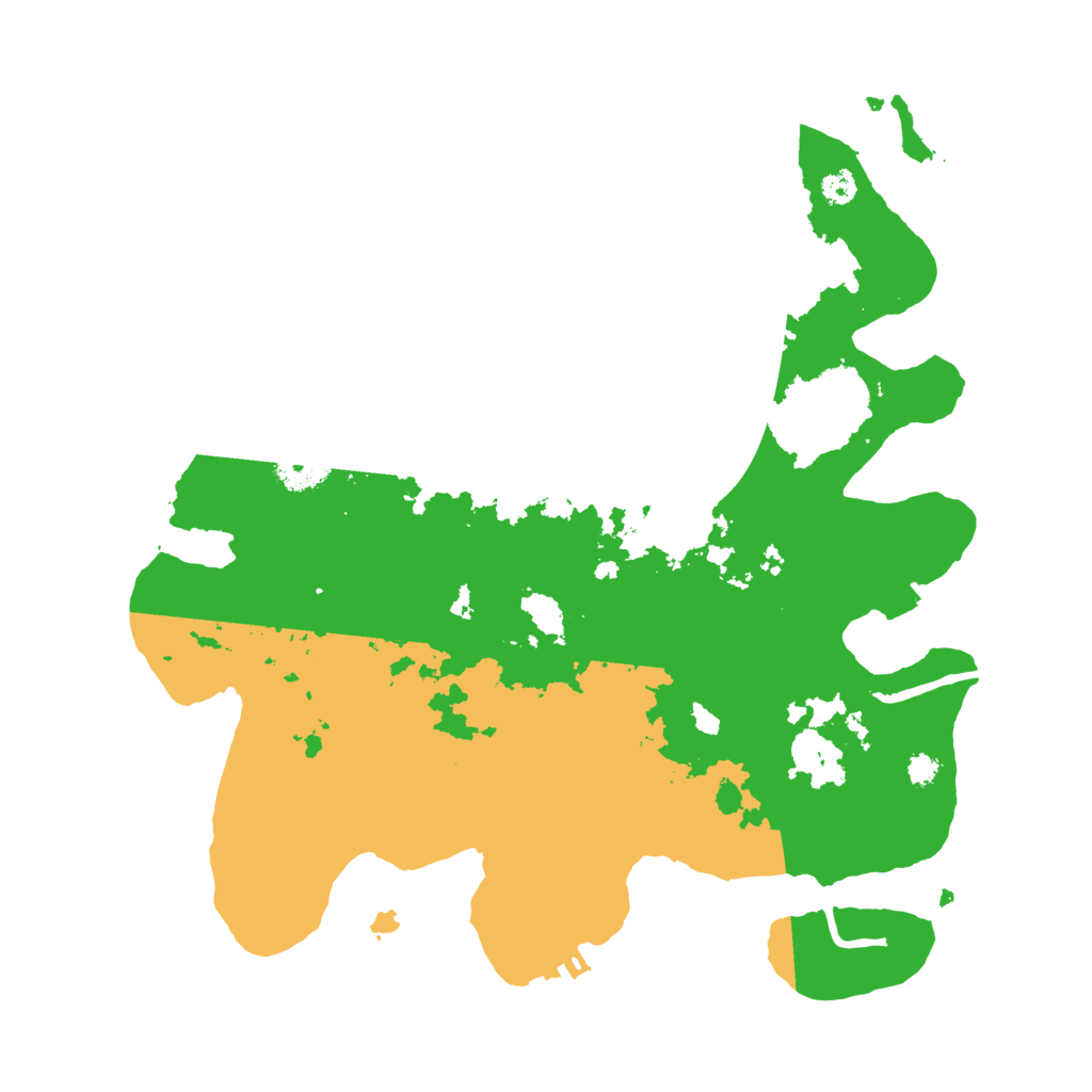 Biome Rust Map: Procedural Map, Size: 3250, Seed: 499436222