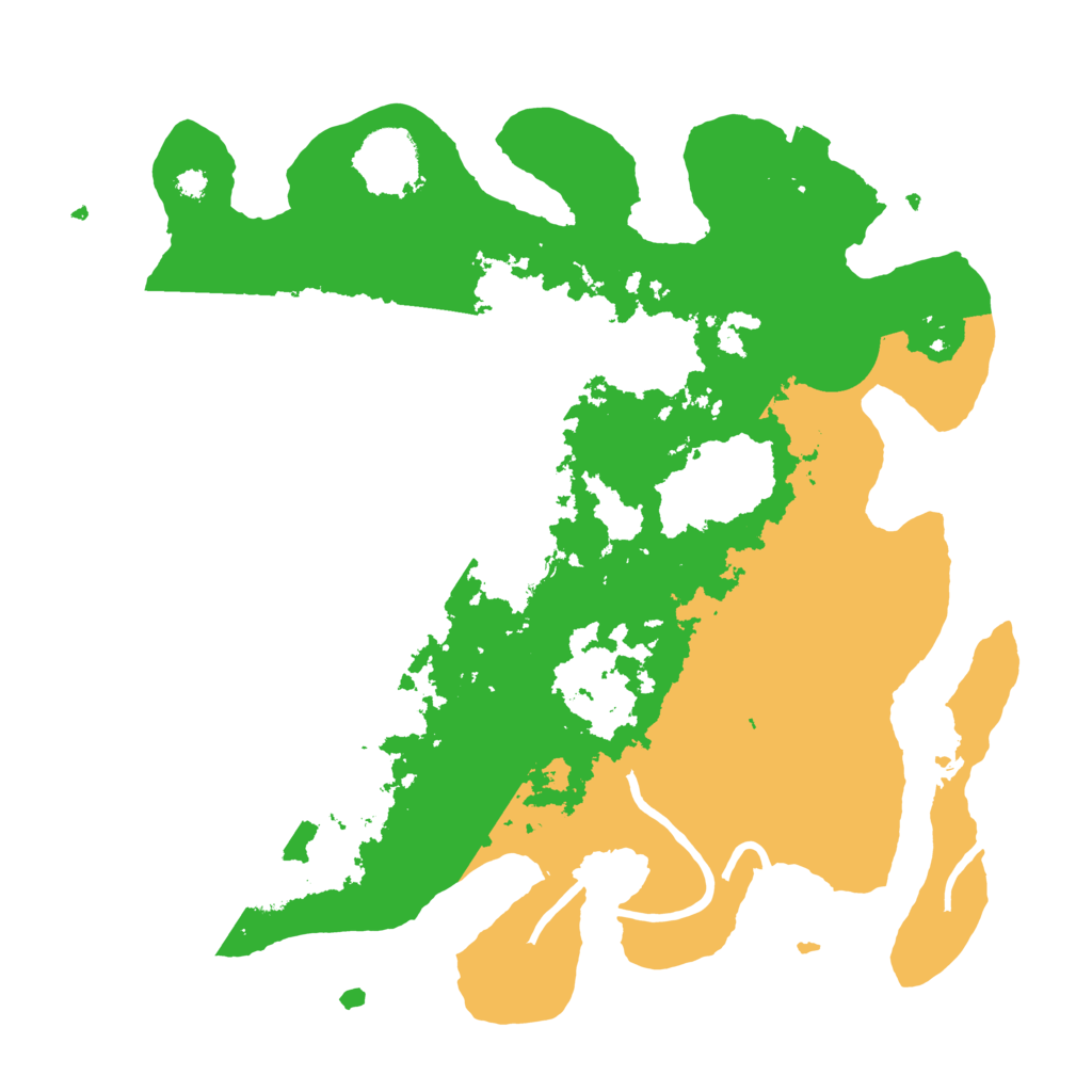 Biome Rust Map: Procedural Map, Size: 3400, Seed: 251531