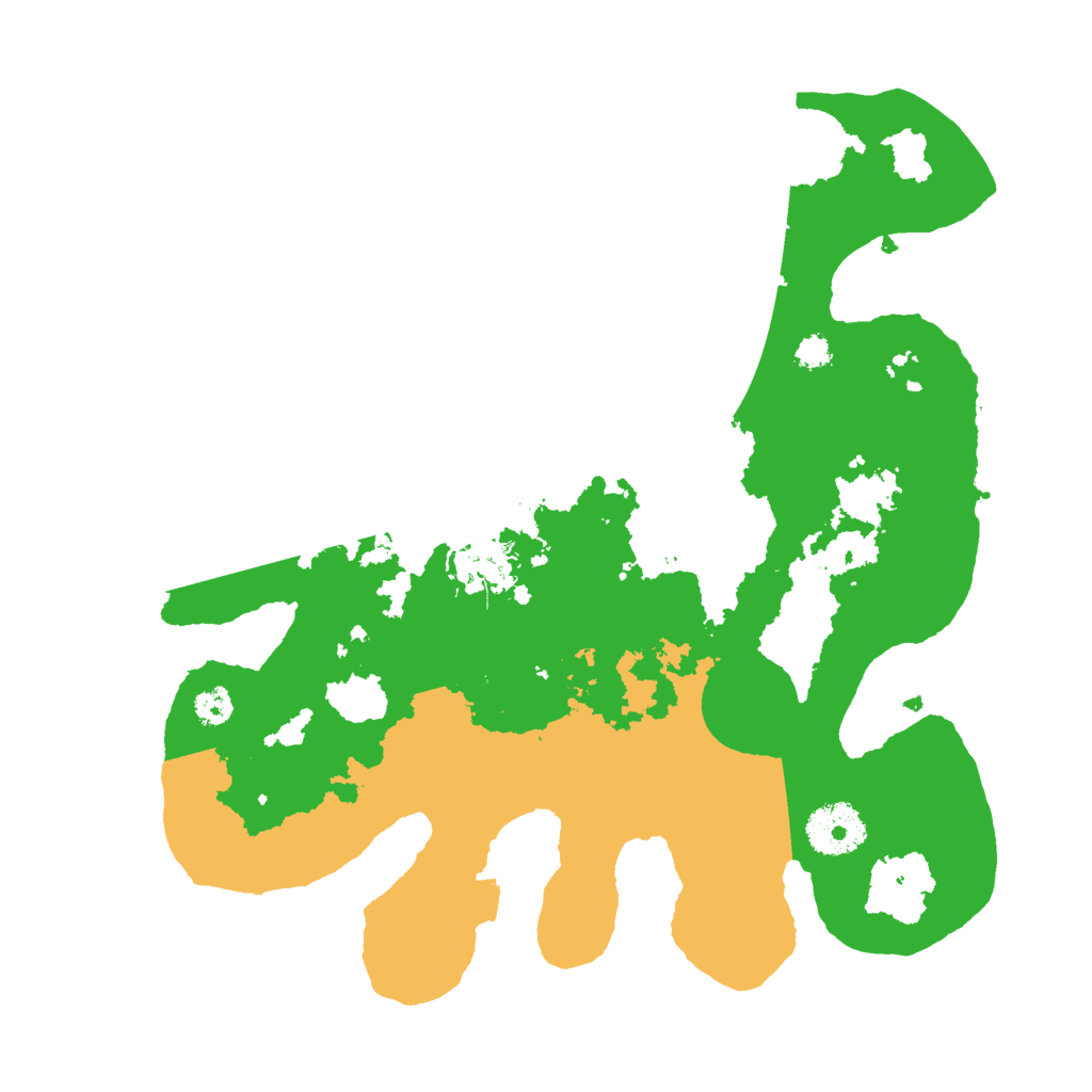 Biome Rust Map: Procedural Map, Size: 3000, Seed: 1011640604