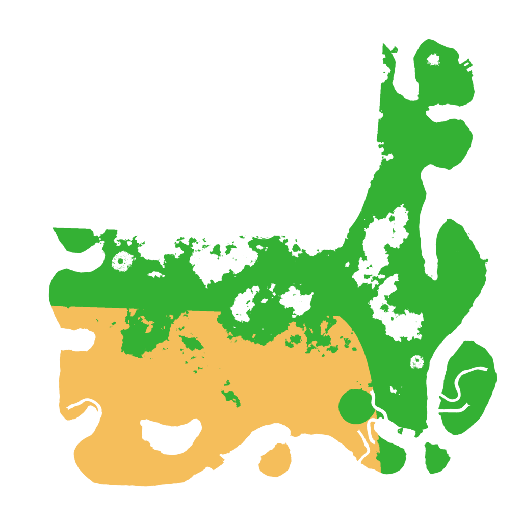 Biome Rust Map: Procedural Map, Size: 3950, Seed: 87277011