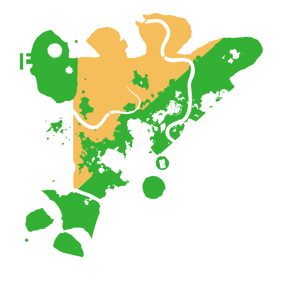 Biome Rust Map: Procedural Map, Size: 3600, Seed: 11909