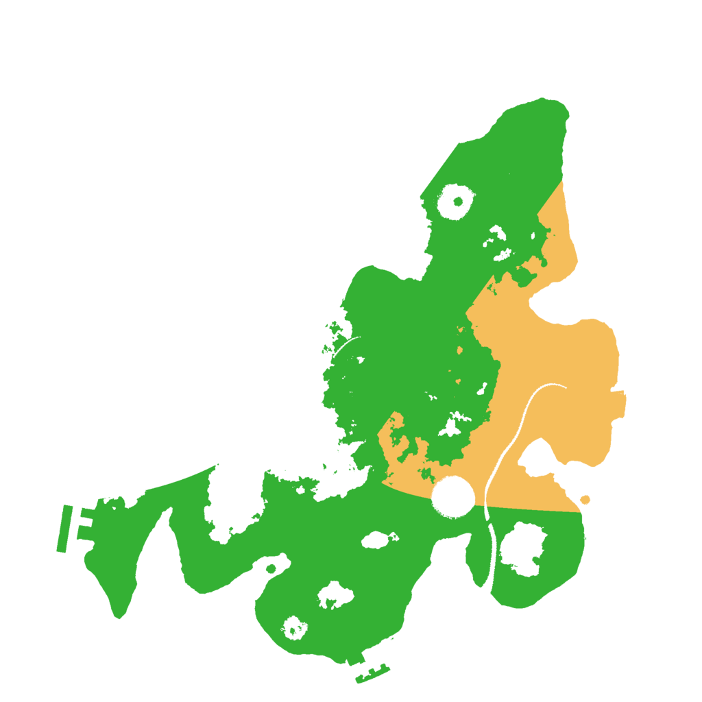Biome Rust Map: Procedural Map, Size: 3000, Seed: 1331995761