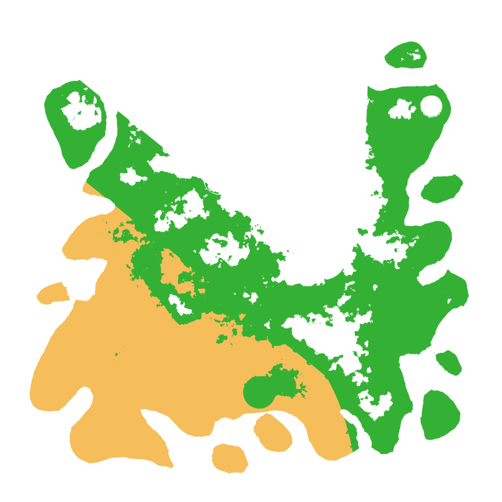 Biome Rust Map: Barren, Size: 4100, Seed: 64261874