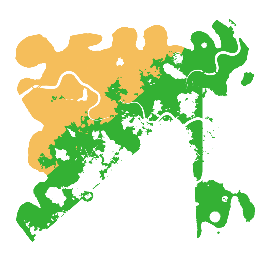Biome Rust Map: Procedural Map, Size: 4400, Seed: 27623294