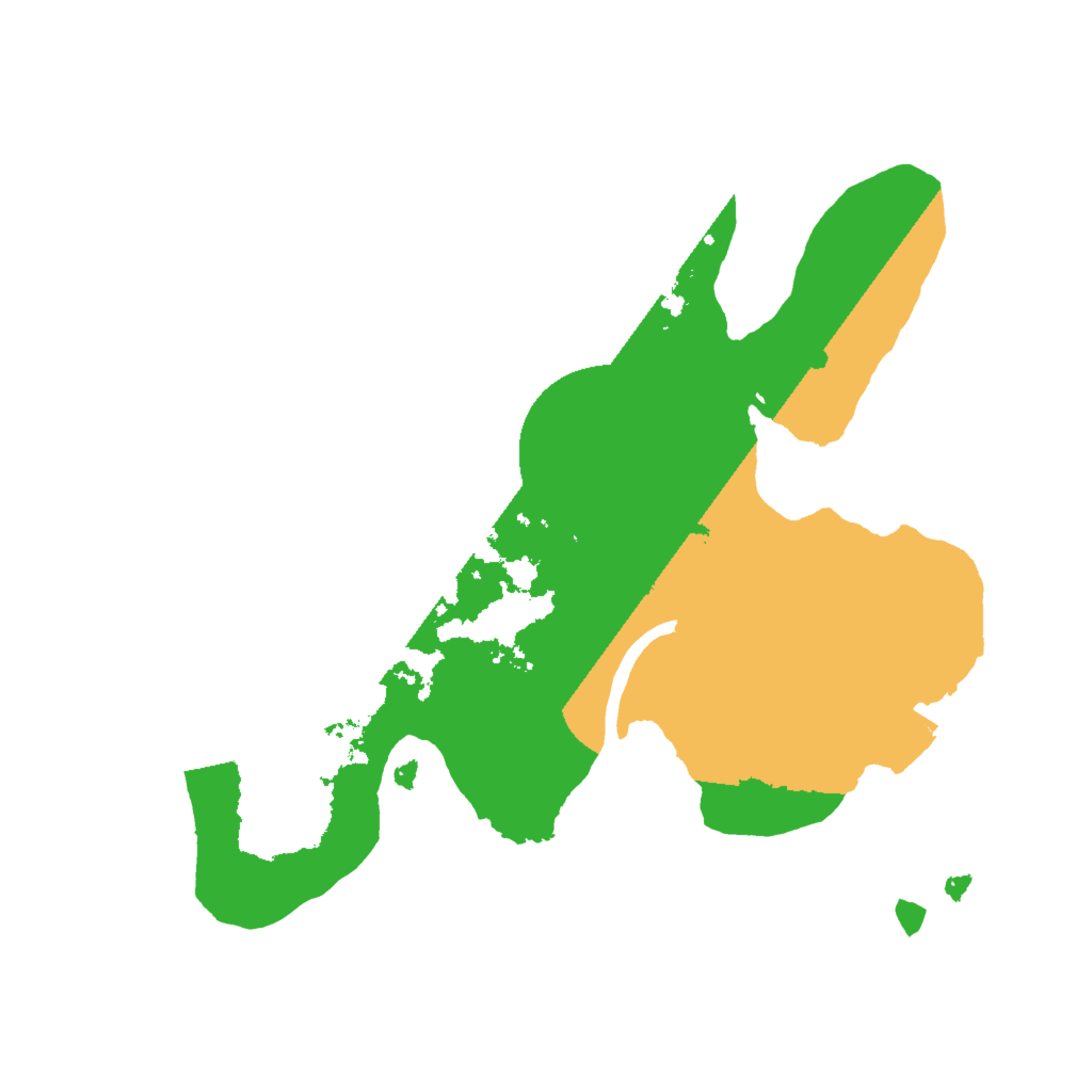 Biome Rust Map: Procedural Map, Size: 2000, Seed: 23714