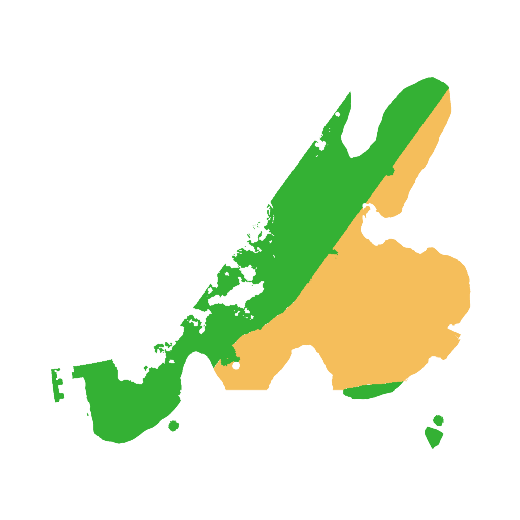 Biome Rust Map: Procedural Map, Size: 2000, Seed: 23714