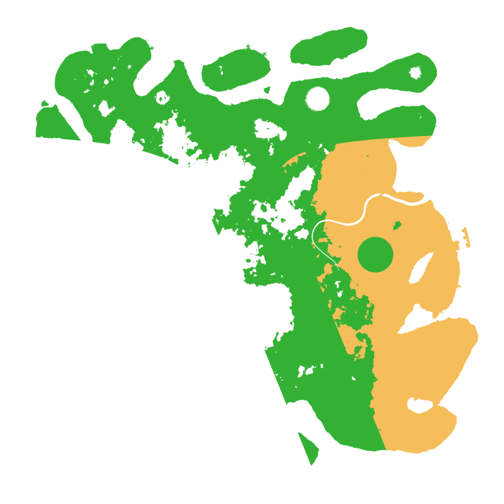 Biome Rust Map: Procedural Map, Size: 3750, Seed: 35615599