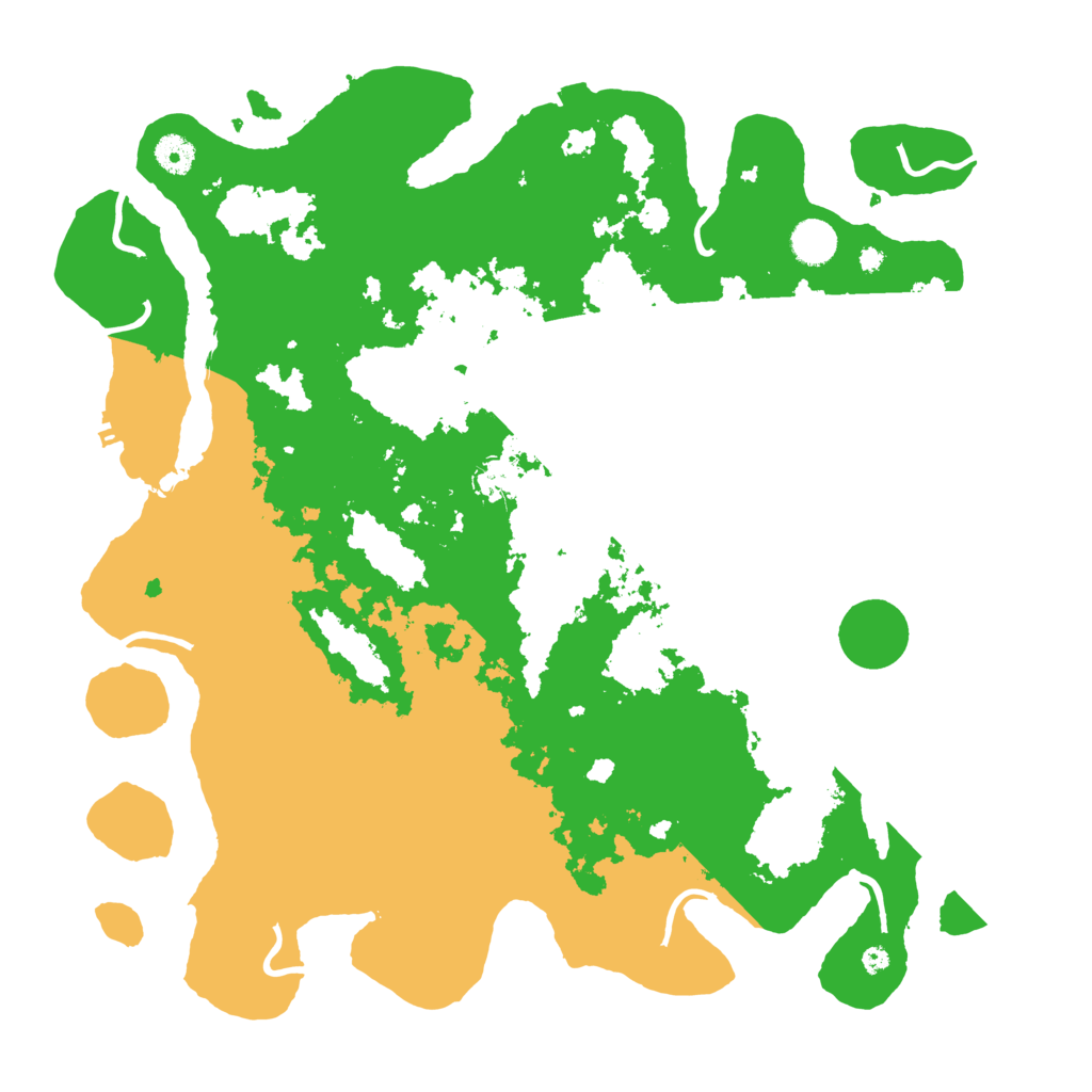 Biome Rust Map: Procedural Map, Size: 4200, Seed: 121243