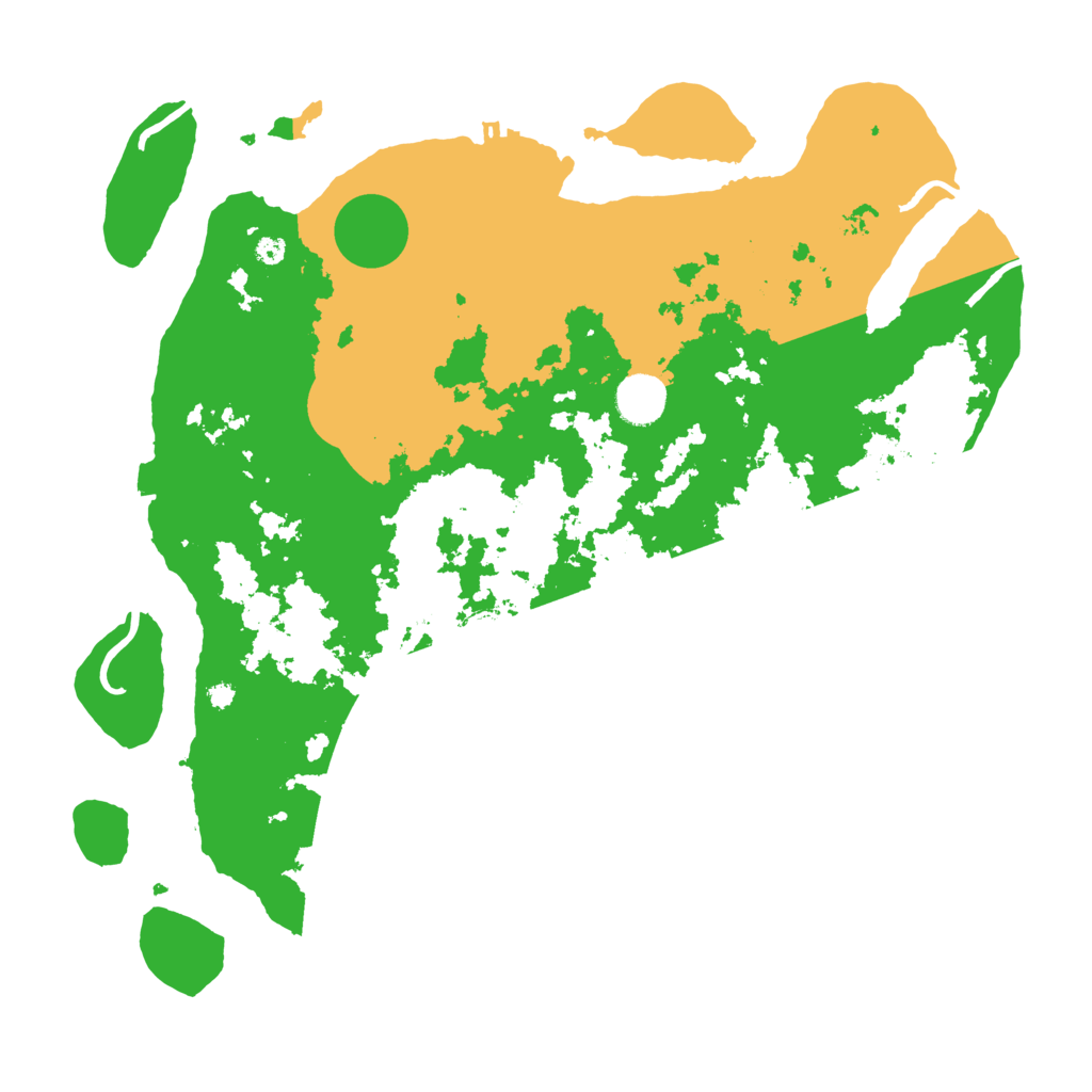 Biome Rust Map: Procedural Map, Size: 3900, Seed: 33952262