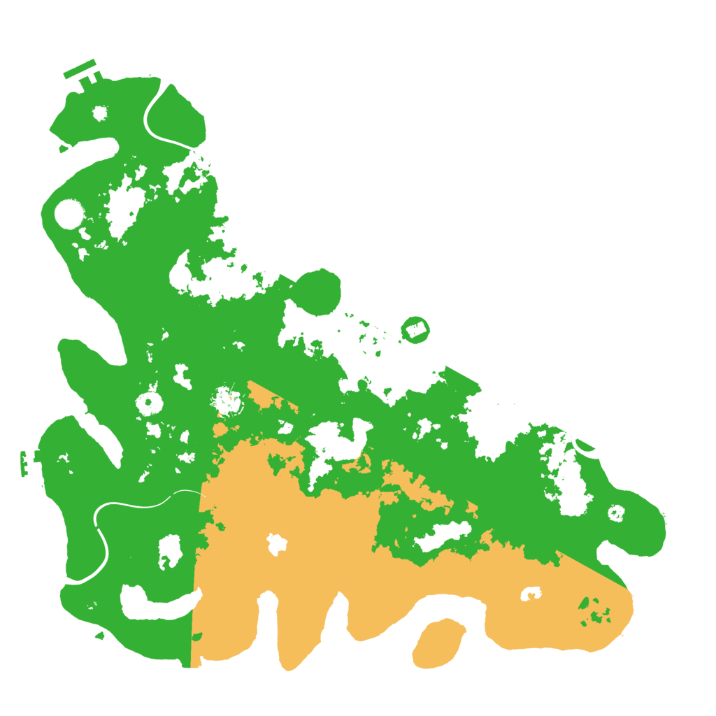 Biome Rust Map: Procedural Map, Size: 4250, Seed: 8644343