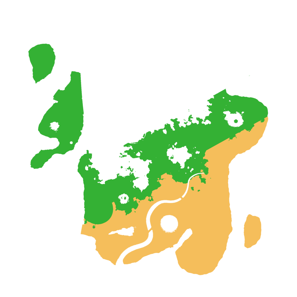 Biome Rust Map: Procedural Map, Size: 3000, Seed: 1100101