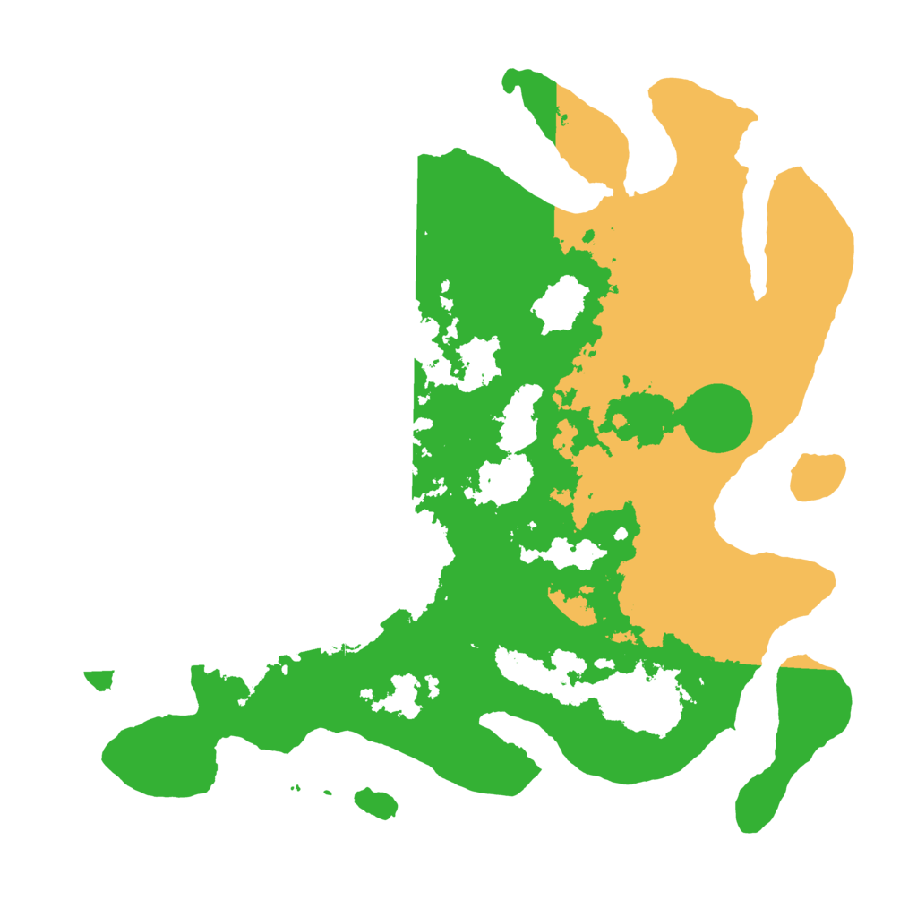 Biome Rust Map: Barren, Size: 3500, Seed: 1123925207