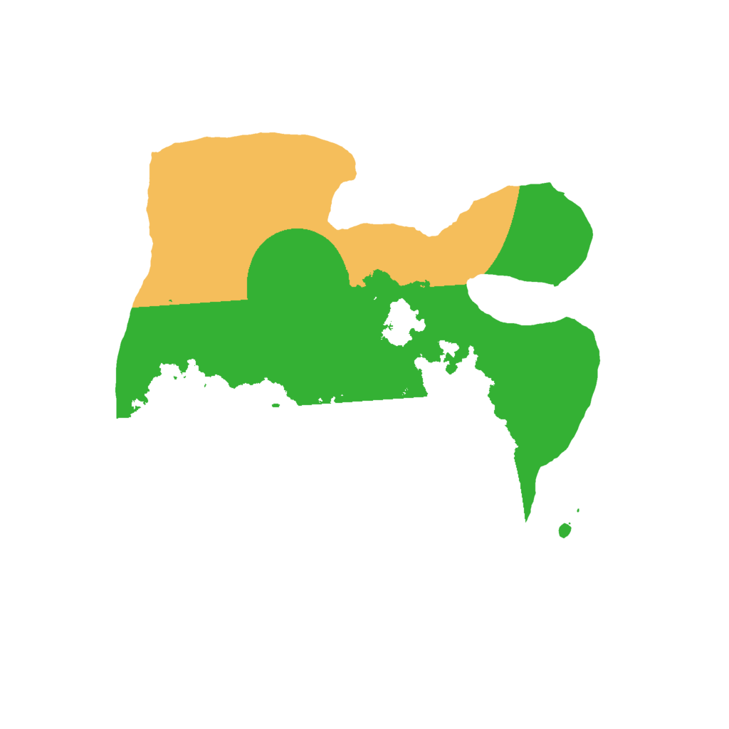 Biome Rust Map: Barren, Size: 2000, Seed: 9524