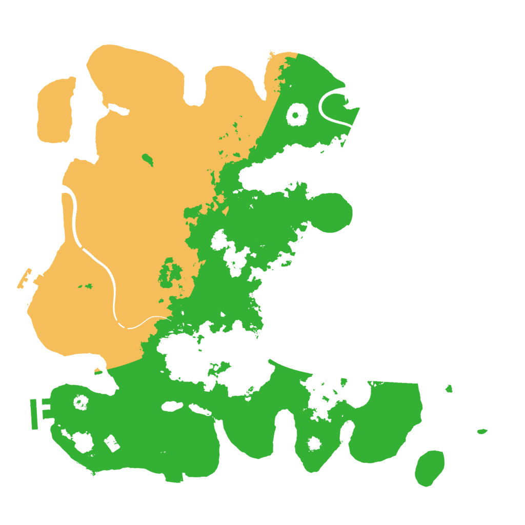 Biome Rust Map: Procedural Map, Size: 3500, Seed: 1649104566