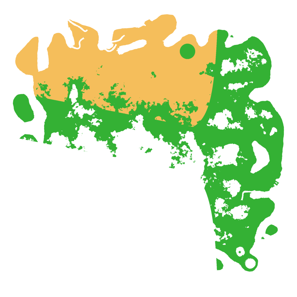 Biome Rust Map: Procedural Map, Size: 5100, Seed: 6738