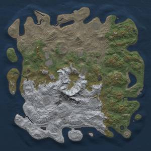 Thumbnail Rust Map: Procedural Map, Size: 5100, Seed: 6738, 19 Monuments
