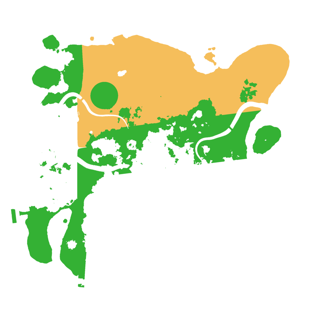 Biome Rust Map: Procedural Map, Size: 3000, Seed: 22695