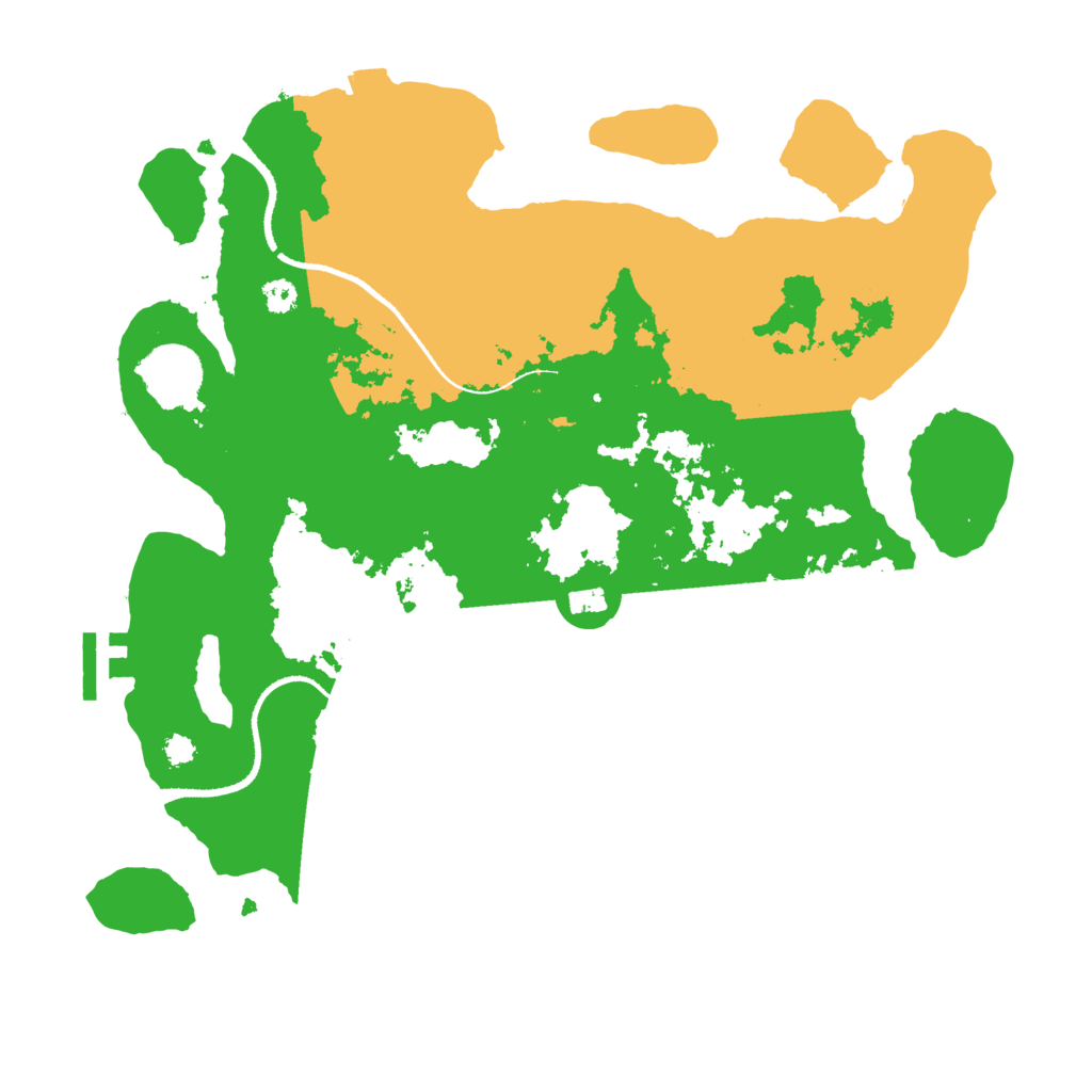 Biome Rust Map: Procedural Map, Size: 3250, Seed: 368709917