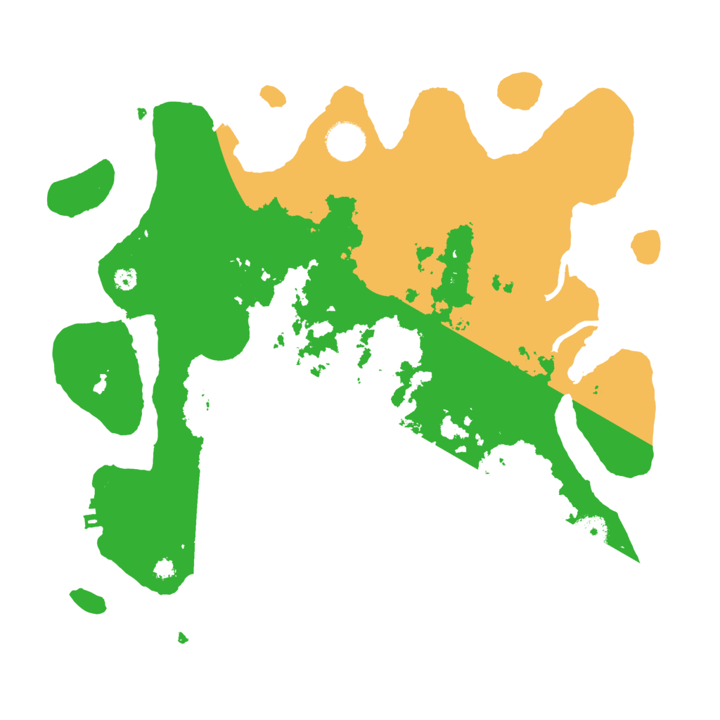 Biome Rust Map: Procedural Map, Size: 3250, Seed: 448921847