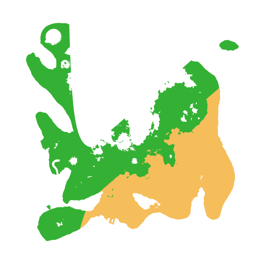 Biome Rust Map: Procedural Map, Size: 3000, Seed: 18121008