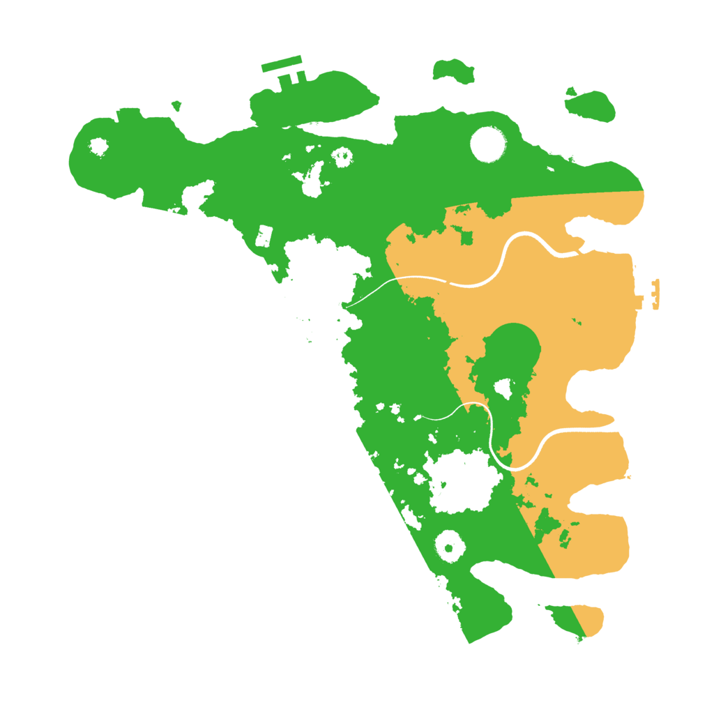 Biome Rust Map: Procedural Map, Size: 3550, Seed: 80704340