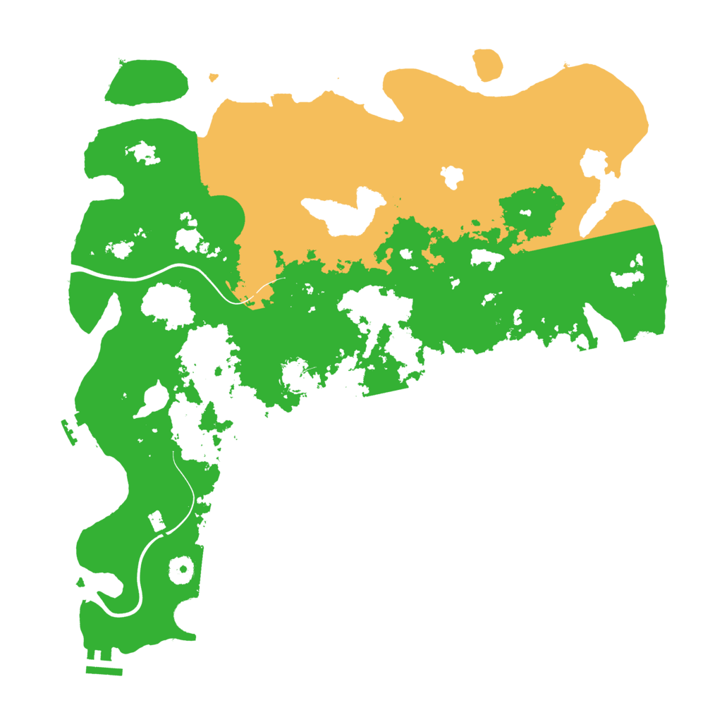 Biome Rust Map: Procedural Map, Size: 4000, Seed: 11408970