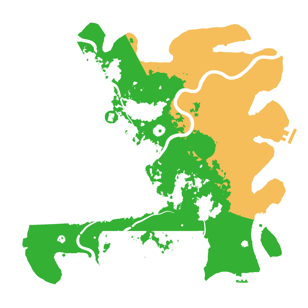 Biome Rust Map: Procedural Map, Size: 3950, Seed: 16959873