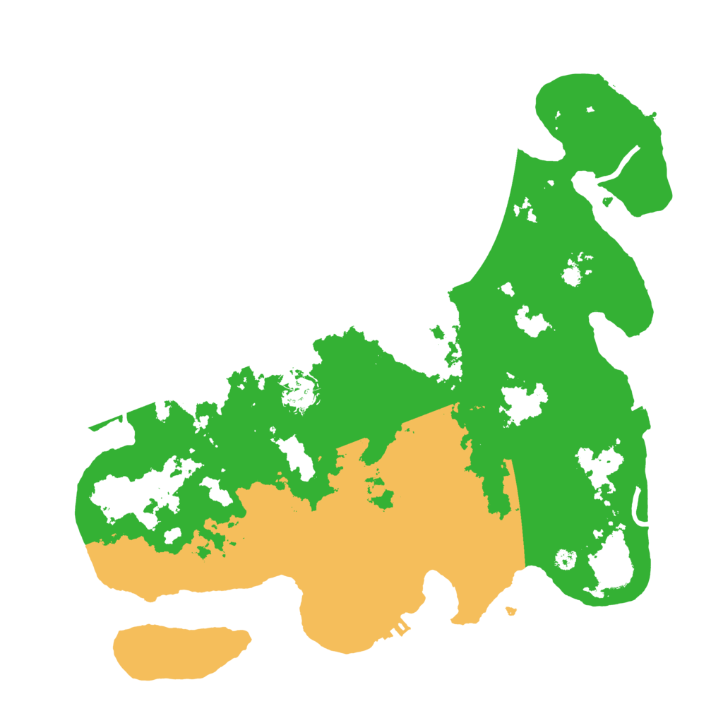 Biome Rust Map: Procedural Map, Size: 3500, Seed: 65564939