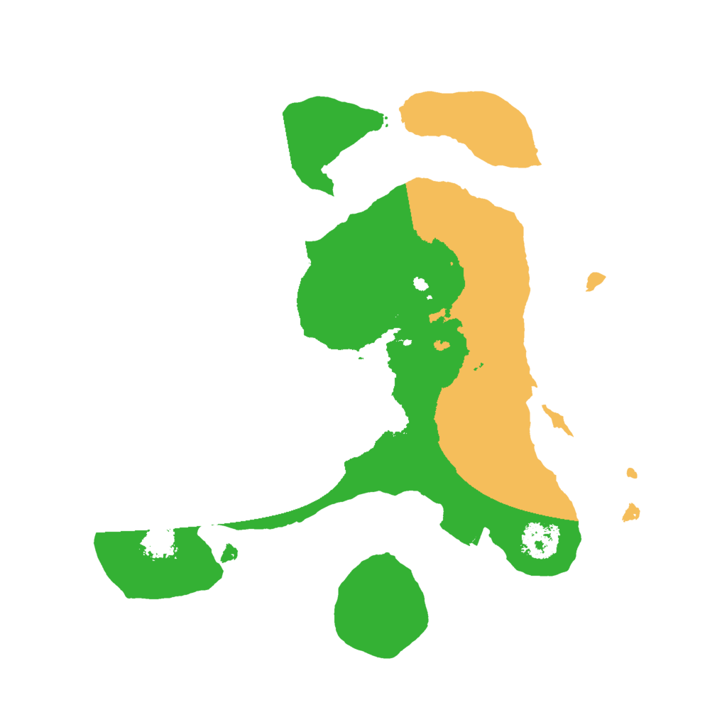 Biome Rust Map: Procedural Map, Size: 2000, Seed: 119612480