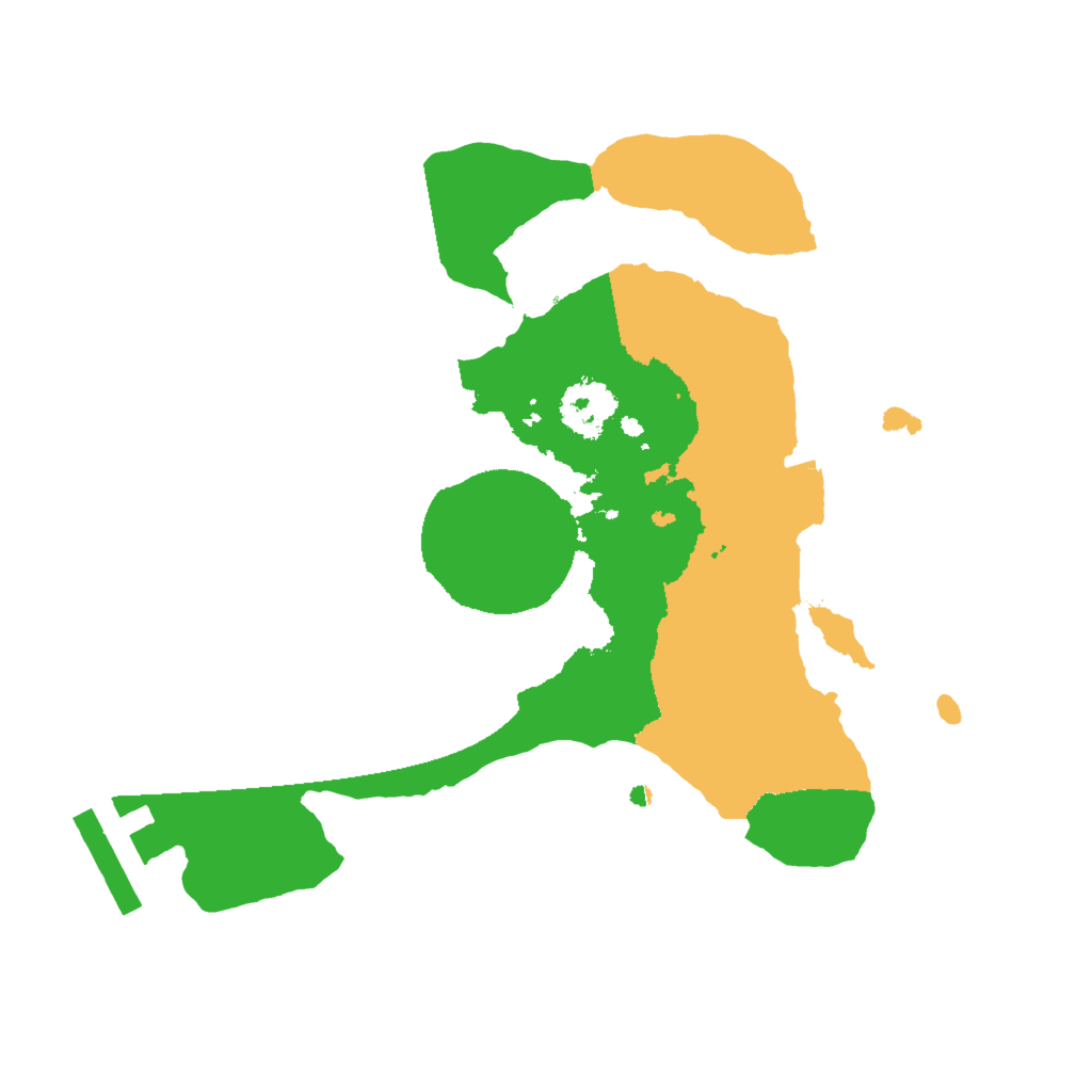 Biome Rust Map: Procedural Map, Size: 2000, Seed: 119612480