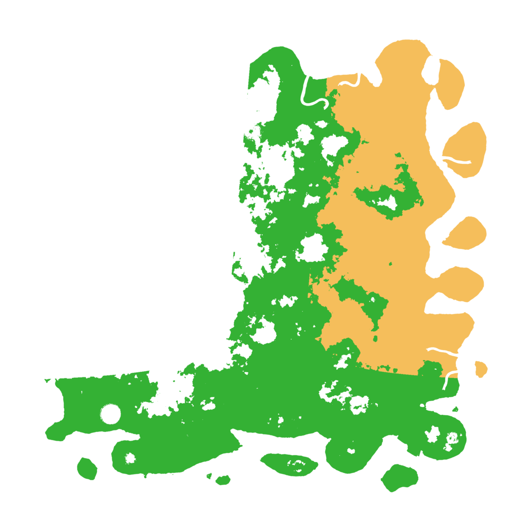 Biome Rust Map: Procedural Map, Size: 4500, Seed: 2091193107