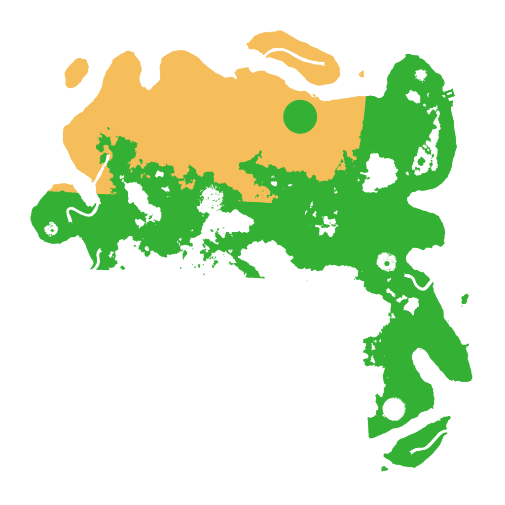 Biome Rust Map: Procedural Map, Size: 3950, Seed: 2145069