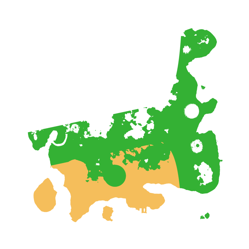 Biome Rust Map: Procedural Map, Size: 3000, Seed: 1623397