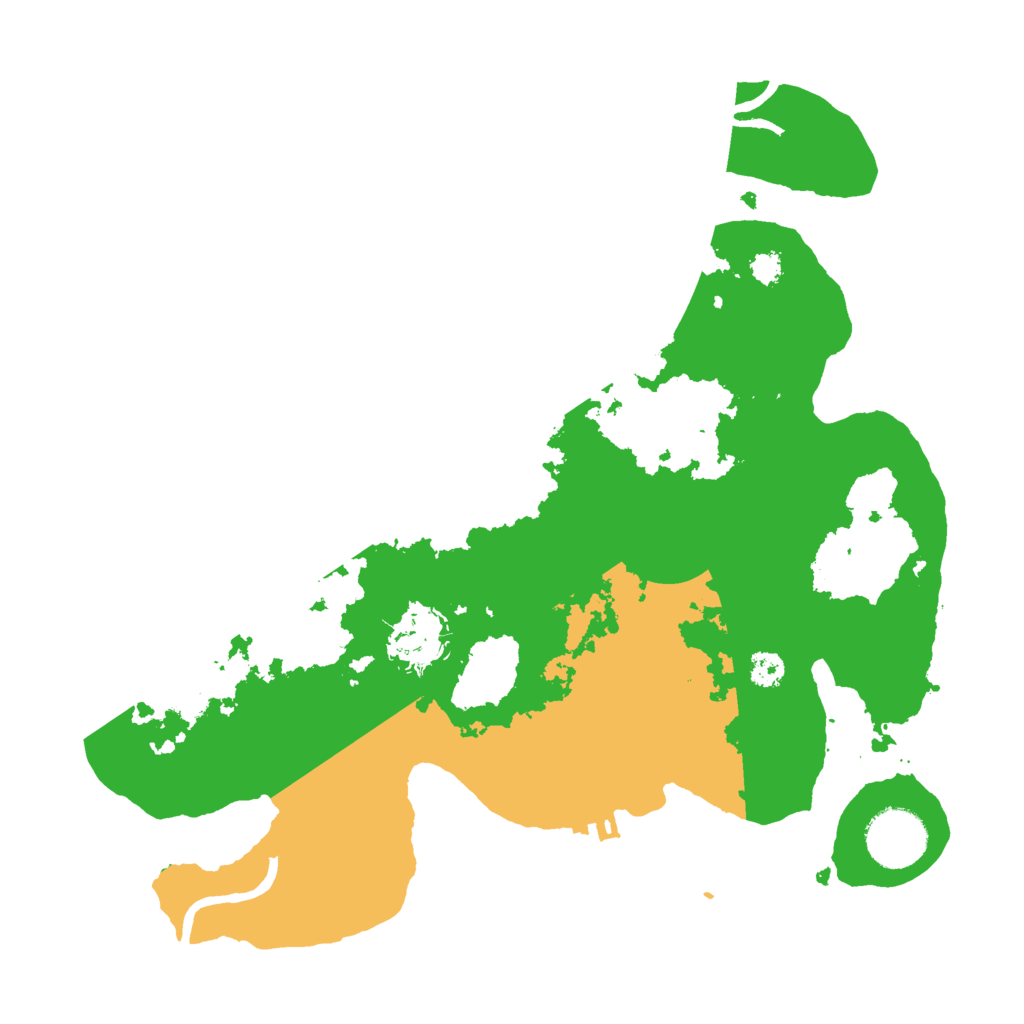 Biome Rust Map: Procedural Map, Size: 3000, Seed: 1665026410