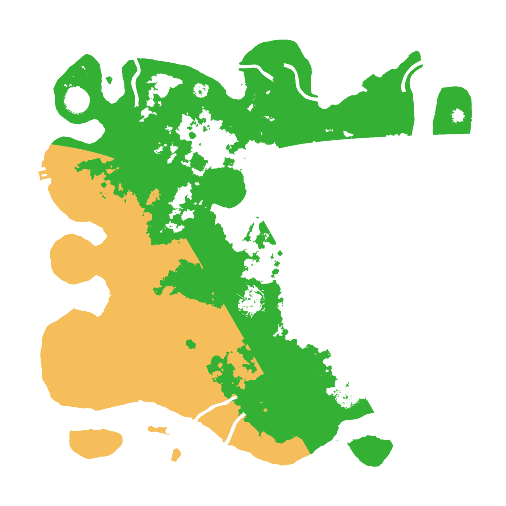 Biome Rust Map: Procedural Map, Size: 3500, Seed: 533346842