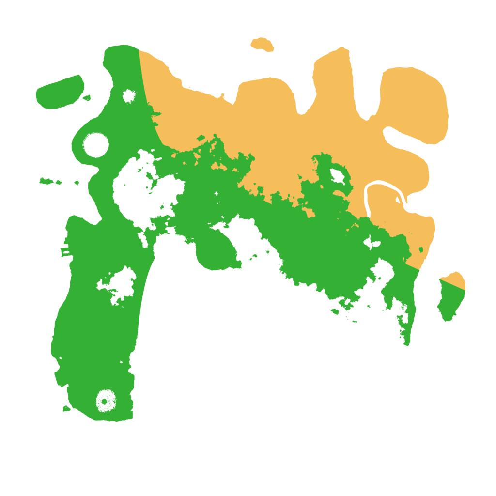 Biome Rust Map: Procedural Map, Size: 3500, Seed: 23452246