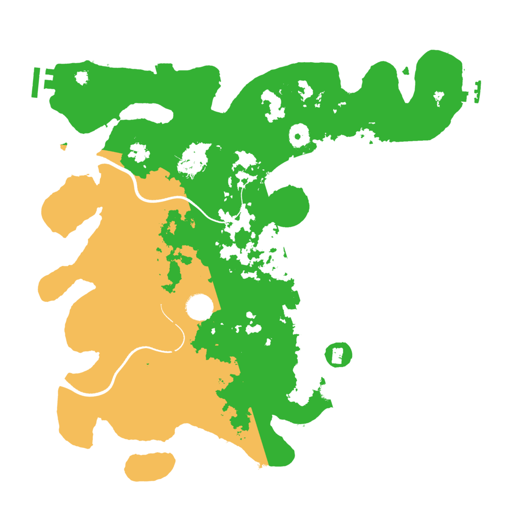 Biome Rust Map: Procedural Map, Size: 3500, Seed: 45132503