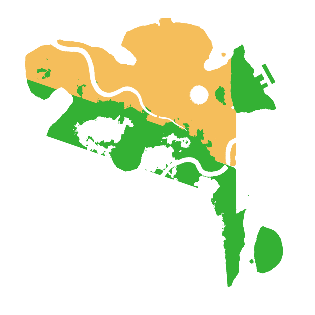 Biome Rust Map: Procedural Map, Size: 3000, Seed: 1054130452