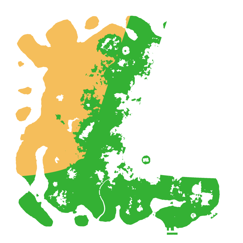 Biome Rust Map: Procedural Map, Size: 4600, Seed: 1010452557
