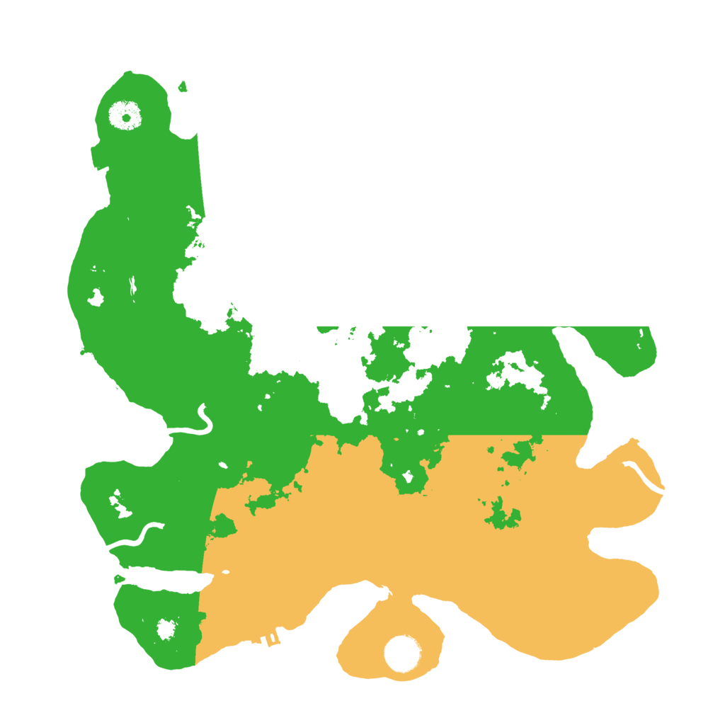 Biome Rust Map: Procedural Map, Size: 3500, Seed: 1197738955